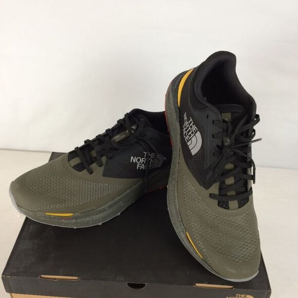 NEW THE NORTH FACE Men's Vectiv Enduris Trail Running Shoes Taupe Green 128mn - Picture 7 of 14